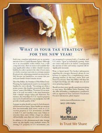 What is Your Tax Strategy for the New Year?